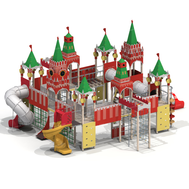 005672 - Детский игровой комплекс «Кремлевская стена» - детальное фото